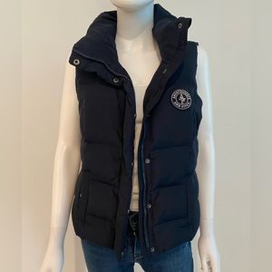 Abercrombie & Fitch Puffer Vest, Dark Blue, Women's Size L